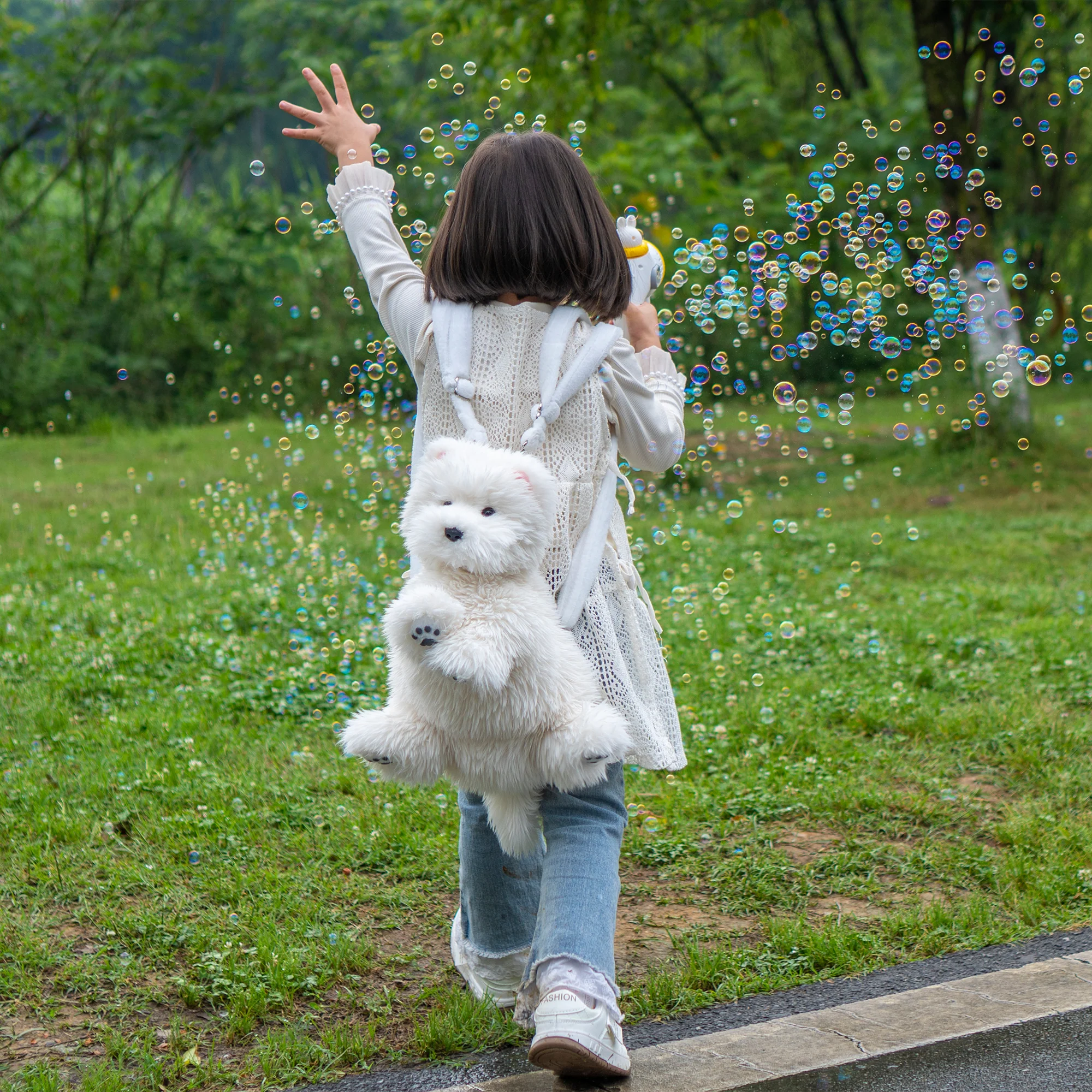 Westie Dog Backpack – Plush Bag for Girls & Puppy Lovers - Image 10