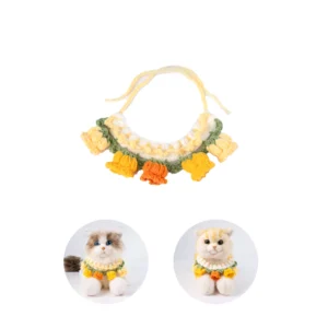 Bellflower Scarf-Yellow for Cat Dog & Pet