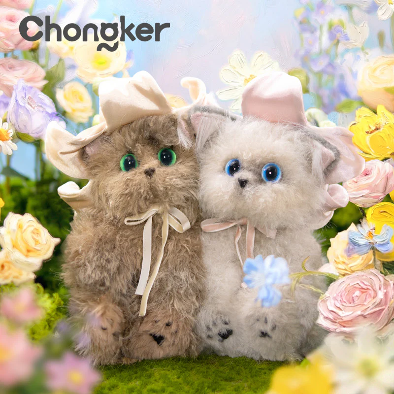 Selkirk Rex-Handmade Exquisite Hand Puppet Doll