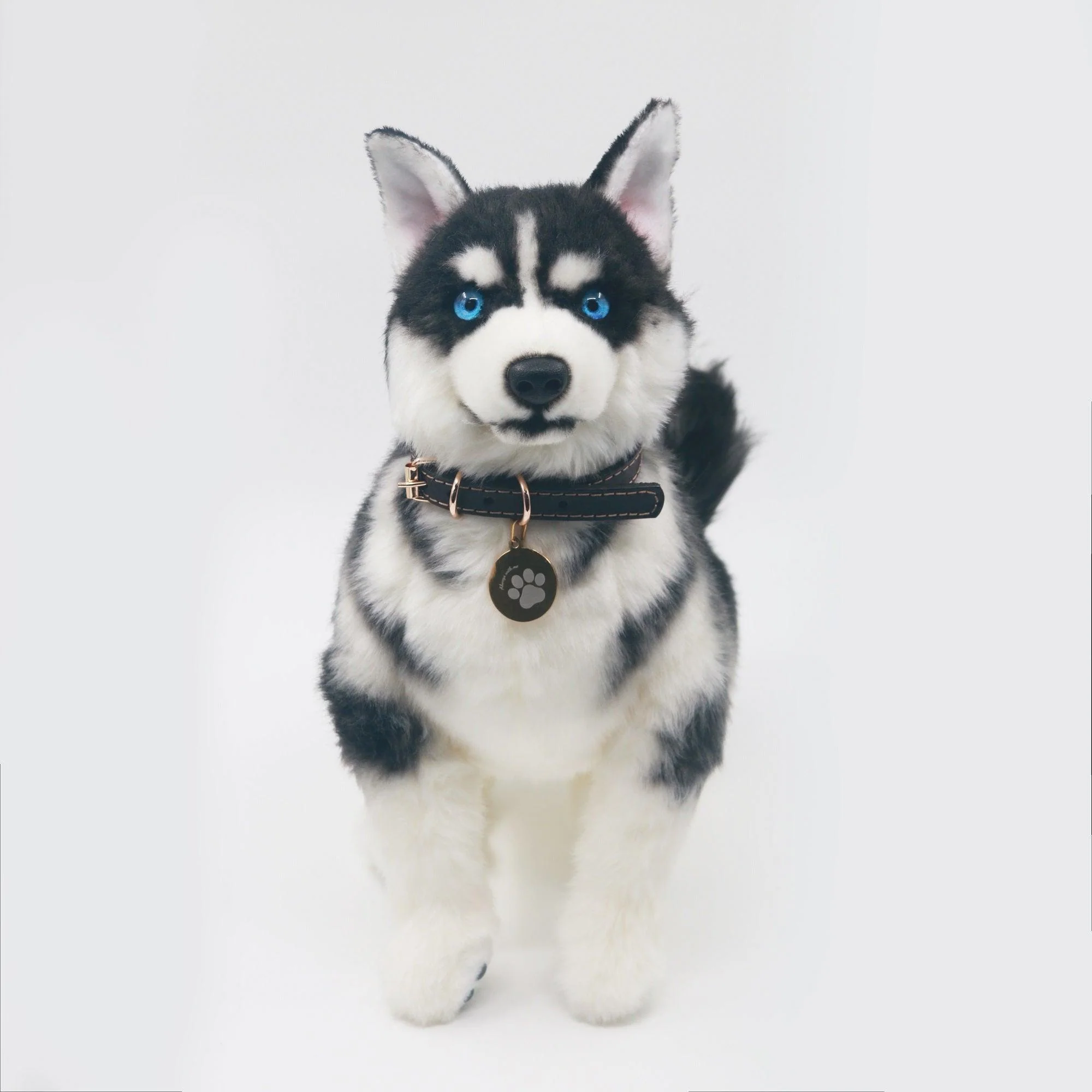 Husky Plush – Realistic Dog Toy Gift for Pet Lovers - Image 7
